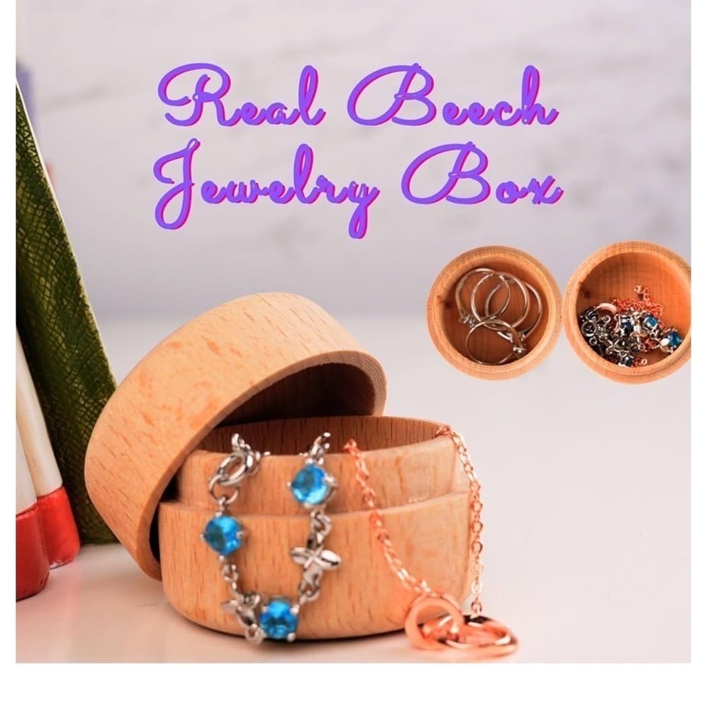 NIB indoor/outdoor Angel Figurine Resin 8” hidden Birch magnetic jewelry box - Picture 6 of 9